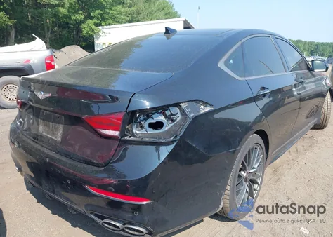 2018 Genesis G80 3.3T Sport из США, поврежденный, VIN KMHGN4JB6JU228212